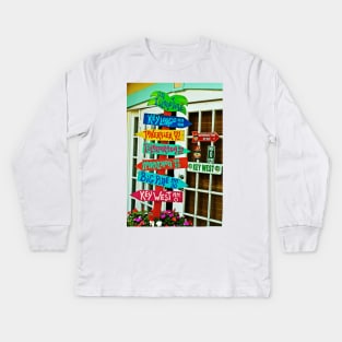 On island time Kids Long Sleeve T-Shirt